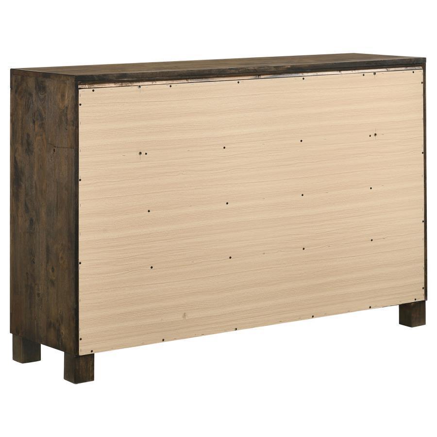 CoasterEveryday - Woodmont - 8-Drawer Dresser - Rustic Golden Brown - 5th Avenue Furniture