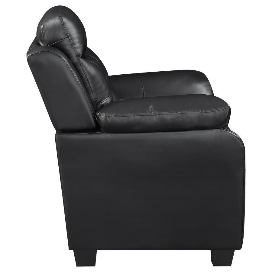 CoasterEveryday - Finley - Tufted Upholstered Chair - Black - 5th Avenue Furniture