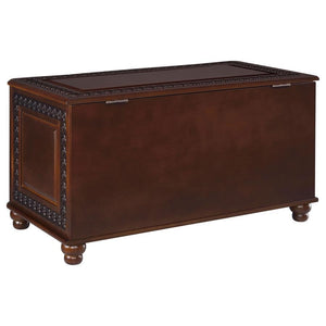 CoasterElevations - Finlay - Flip Open Storage Cedar Chest - Deep Tobacco - 5th Avenue Furniture