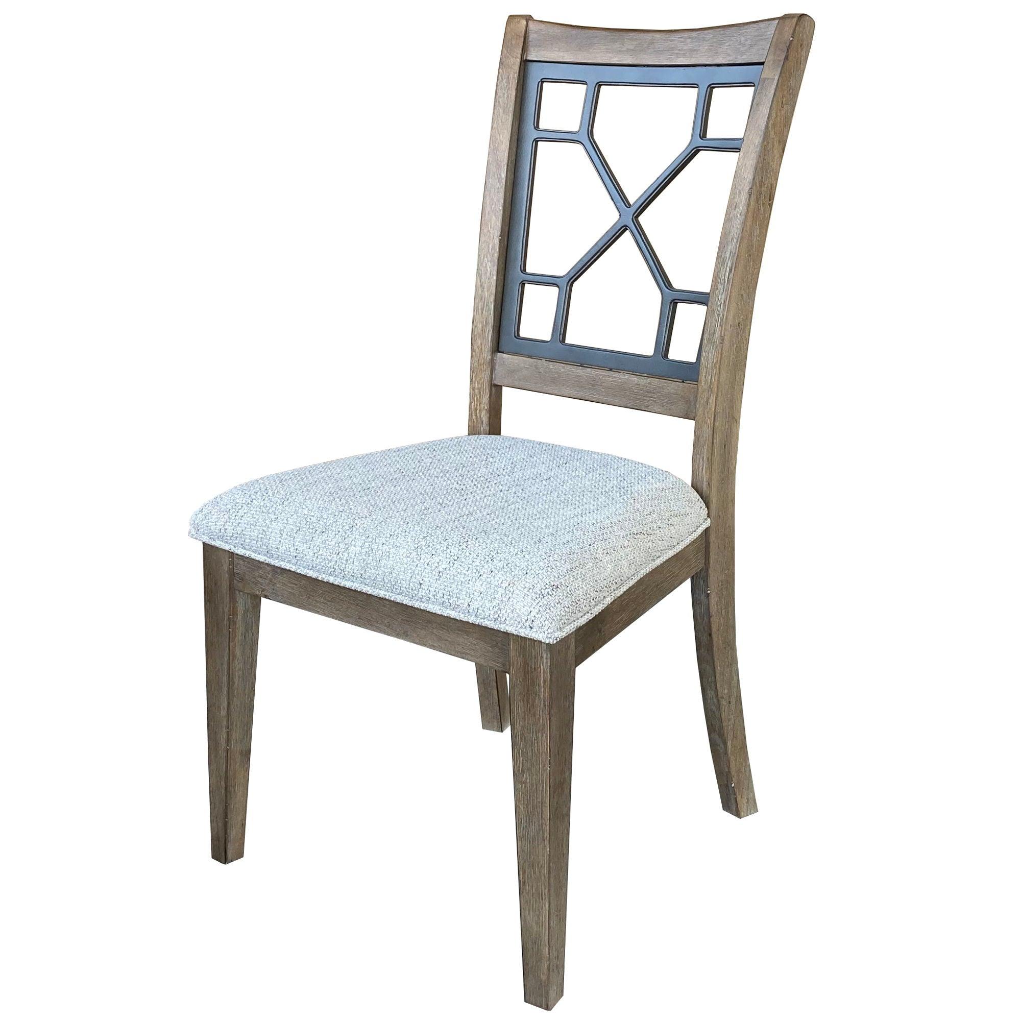 Parker House - Sundance Dining - Chair Grid Back (Set of 2) - Sandstone - 5th Avenue Furniture