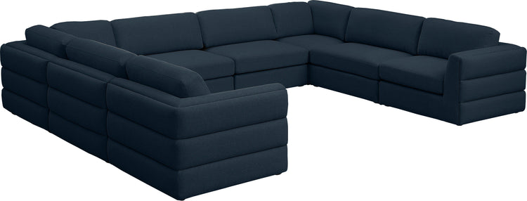 Meridian Furniture - Beckham - Modular Sectional - Navy - 5th Avenue Furniture