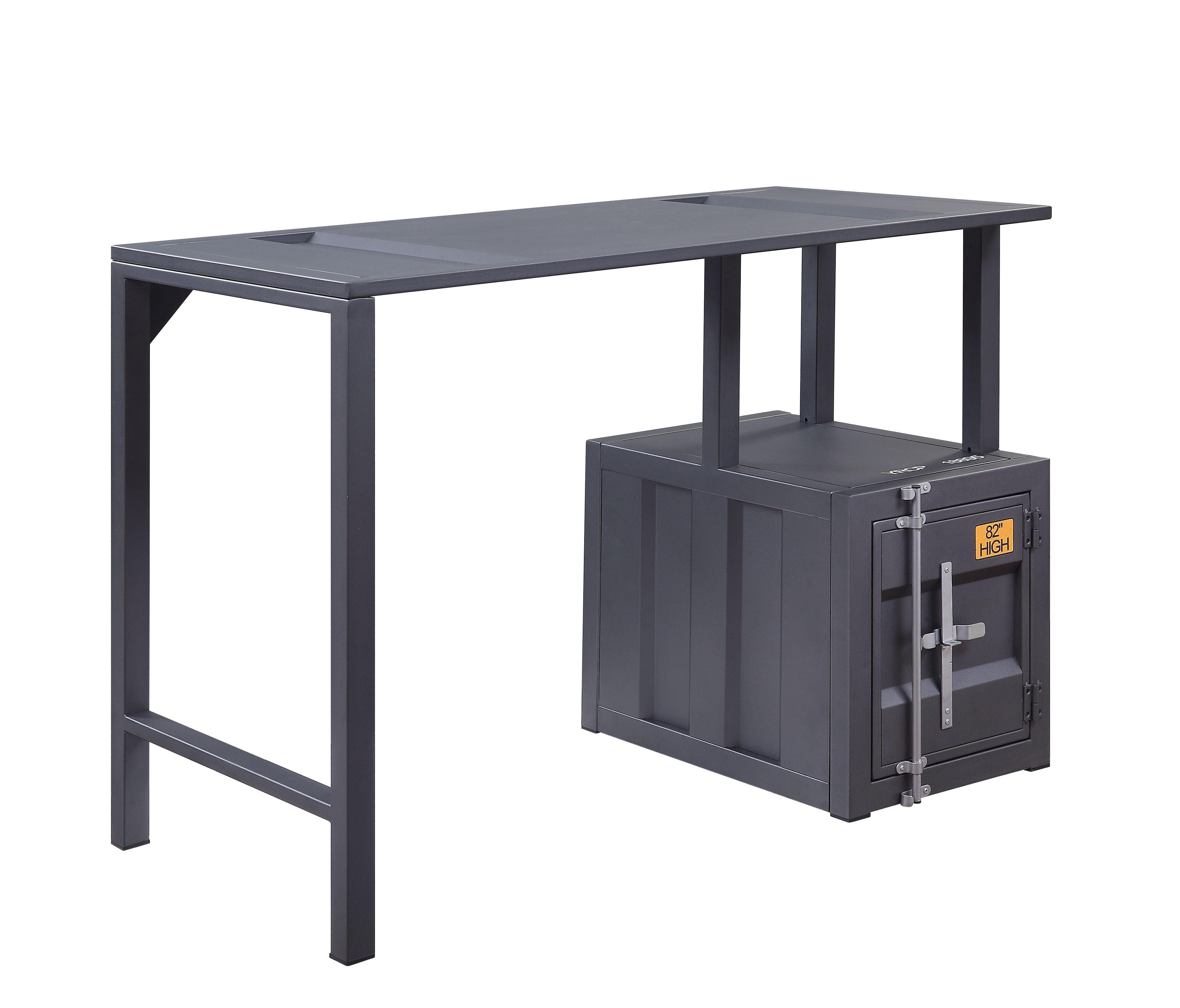 ACME - Cargo - Writing Desk - Gunmetal - 5th Avenue Furniture