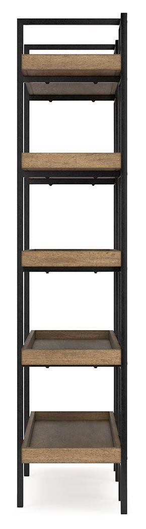 Signature Design by Ashley® - Montia - Light Brown - Bookcase - 5th Avenue Furniture