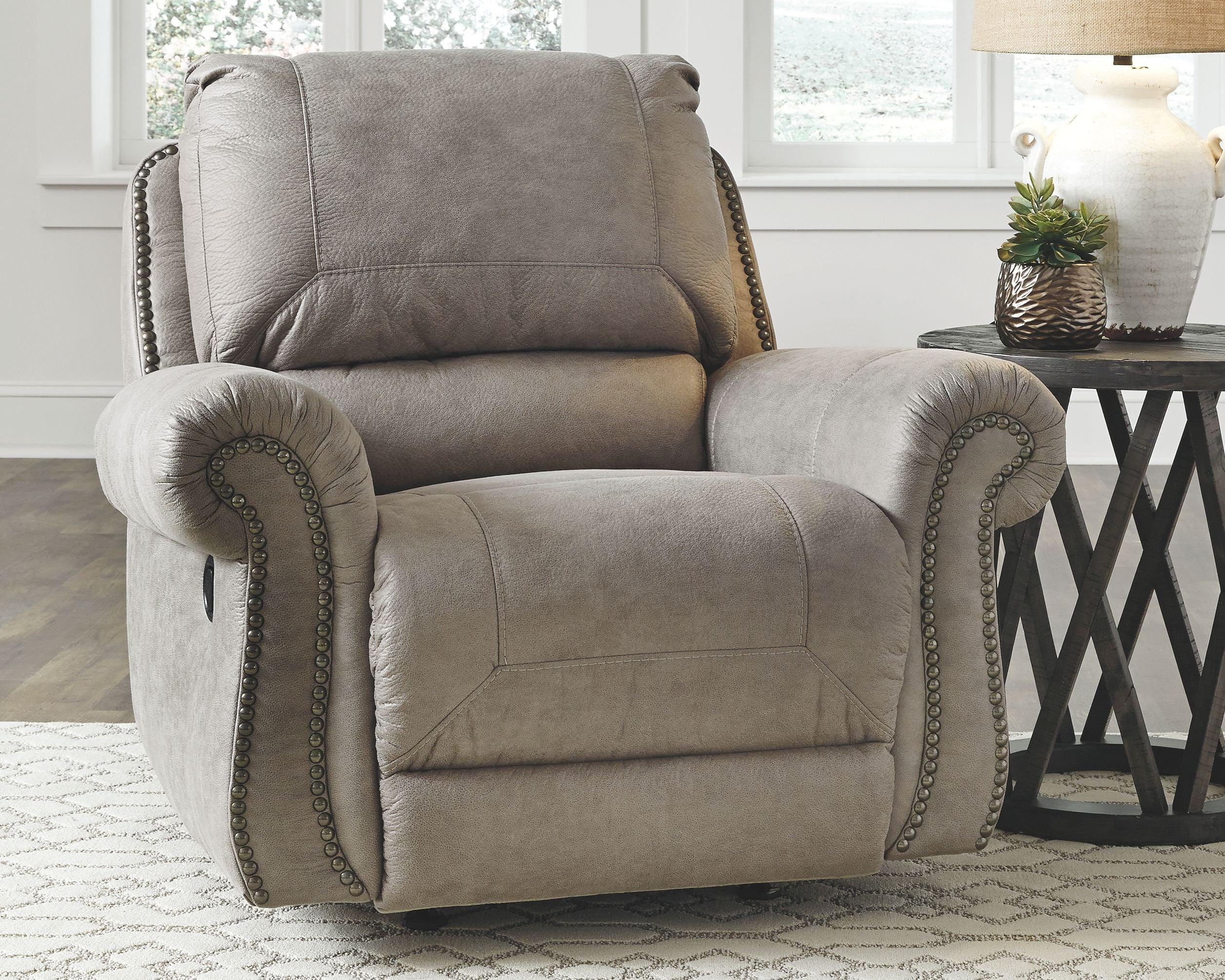 Ashley Furniture - Olsberg - Steel - Rocker Recliner - 5th Avenue Furniture