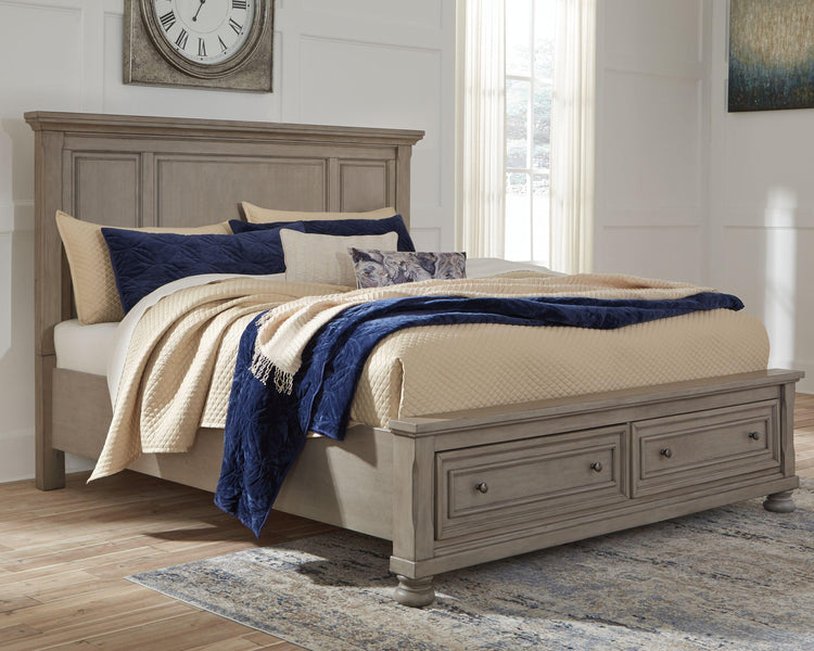 Signature Design by Ashley® - Lettner - Panel Storage Bed - 5th Avenue Furniture