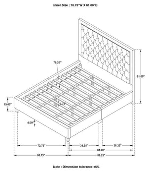 CoasterEssence - Hailey - Panel Bed - 5th Avenue Furniture