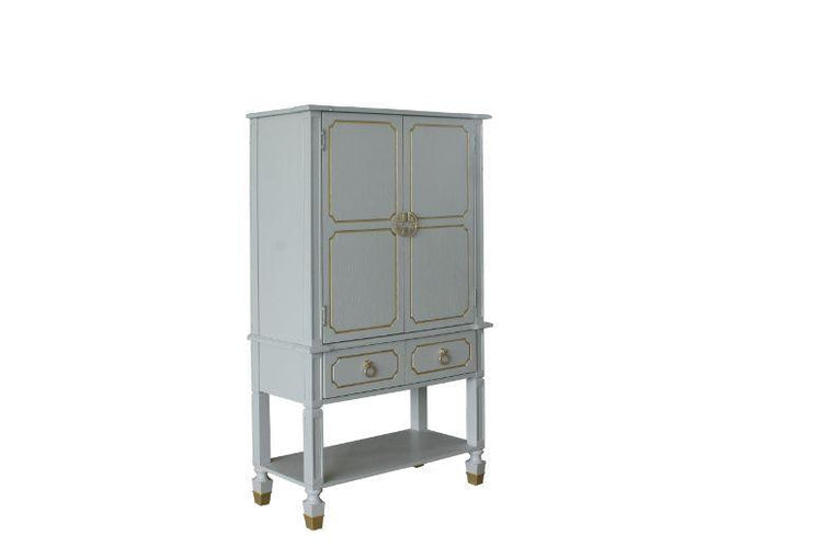 ACME - House - Marchese Cabinet - Pearl Gray Finish - 5th Avenue Furniture