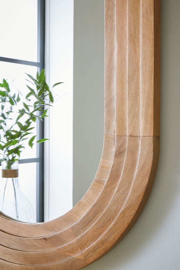 Daverly - Brown - Accent Mirror - 5th Avenue Furniture
