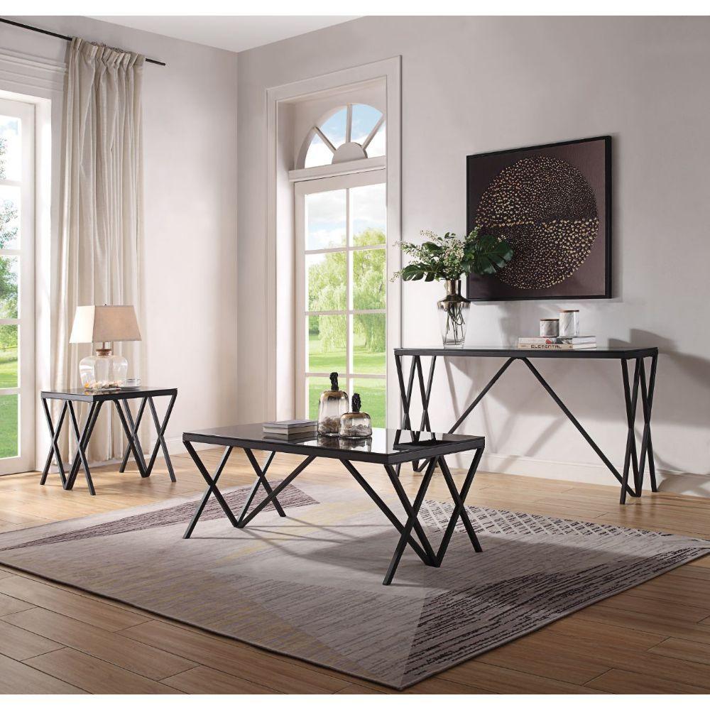 ACME - Magenta - Coffee Table - Black & Glass - 5th Avenue Furniture