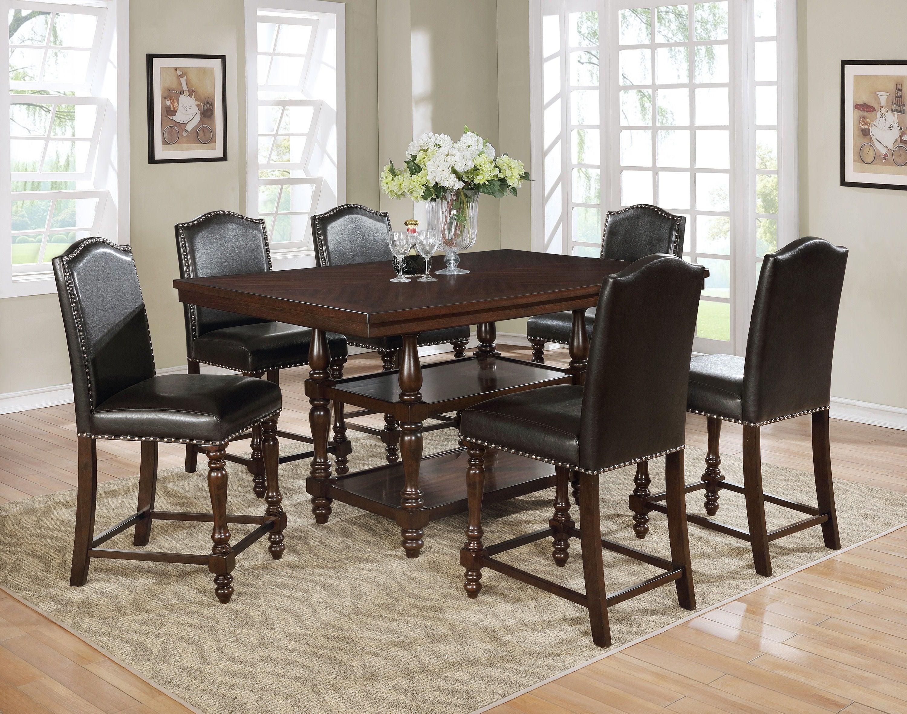 Crown Mark - Langley - Counter Height Table - 5th Avenue Furniture