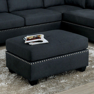 Furniture of America - Lita - Ottoman - Gray - 5th Avenue Furniture