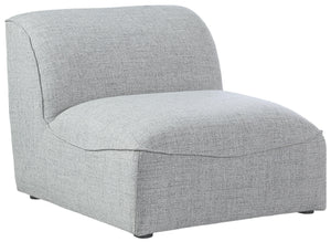 Meridian Furniture - Miramar - Armless Chair - Gray - 5th Avenue Furniture