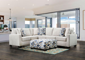 Furniture of America - Heathfield - Sectional - Ivory - 5th Avenue Furniture