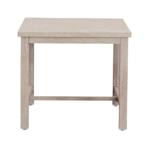 Steve Silver Furniture - Blakely - Outdoor Aluminum End Table - White - 5th Avenue Furniture