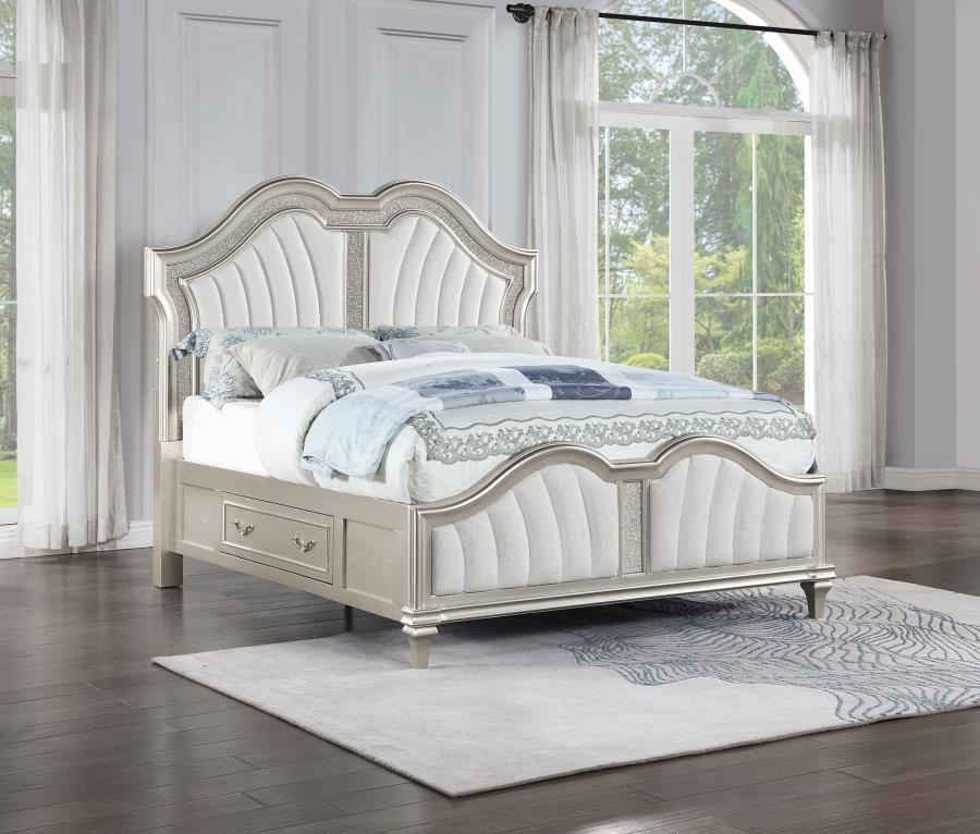 Coaster Fine Furniture - Evangeline - Storage Bed With LED Headboard - 5th Avenue Furniture