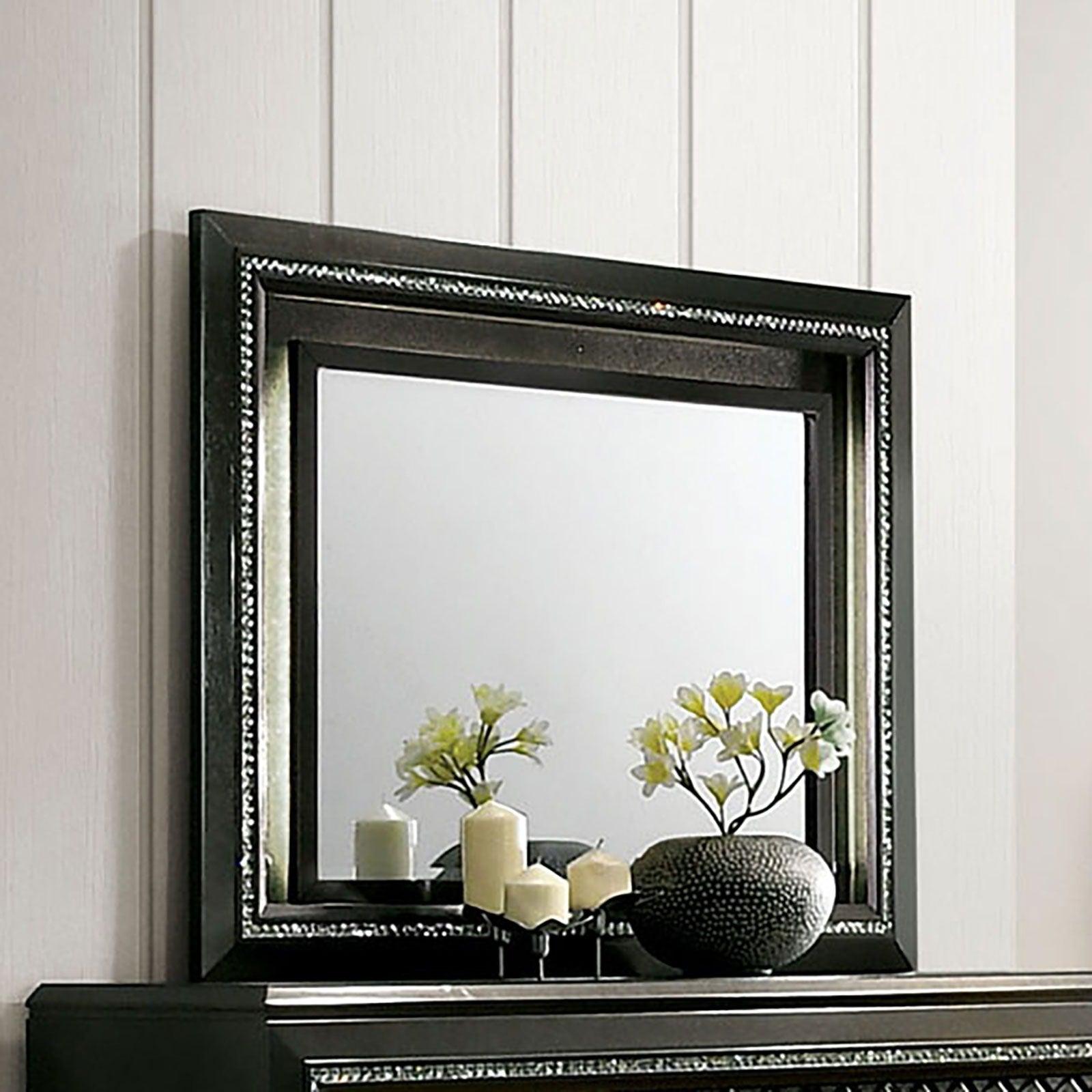 Furniture of America - Demetria - Mirror - Metallic Gray - 5th Avenue Furniture