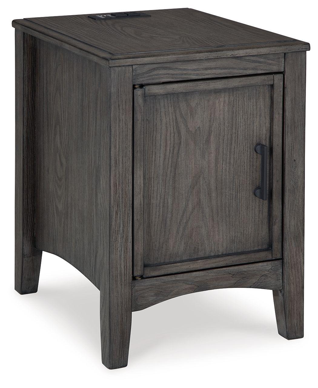 Signature Design by Ashley® - Montillan - Grayish Brown - Chair Side End Table - 5th Avenue Furniture