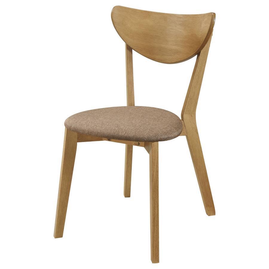 Coaster Fine Furniture - Elowen - Dining Side Chair (Set of 2) - Light Walnut And Brown - 5th Avenue Furniture