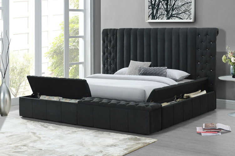 Crown Mark - Danbury - Bed With Storage - 5th Avenue Furniture