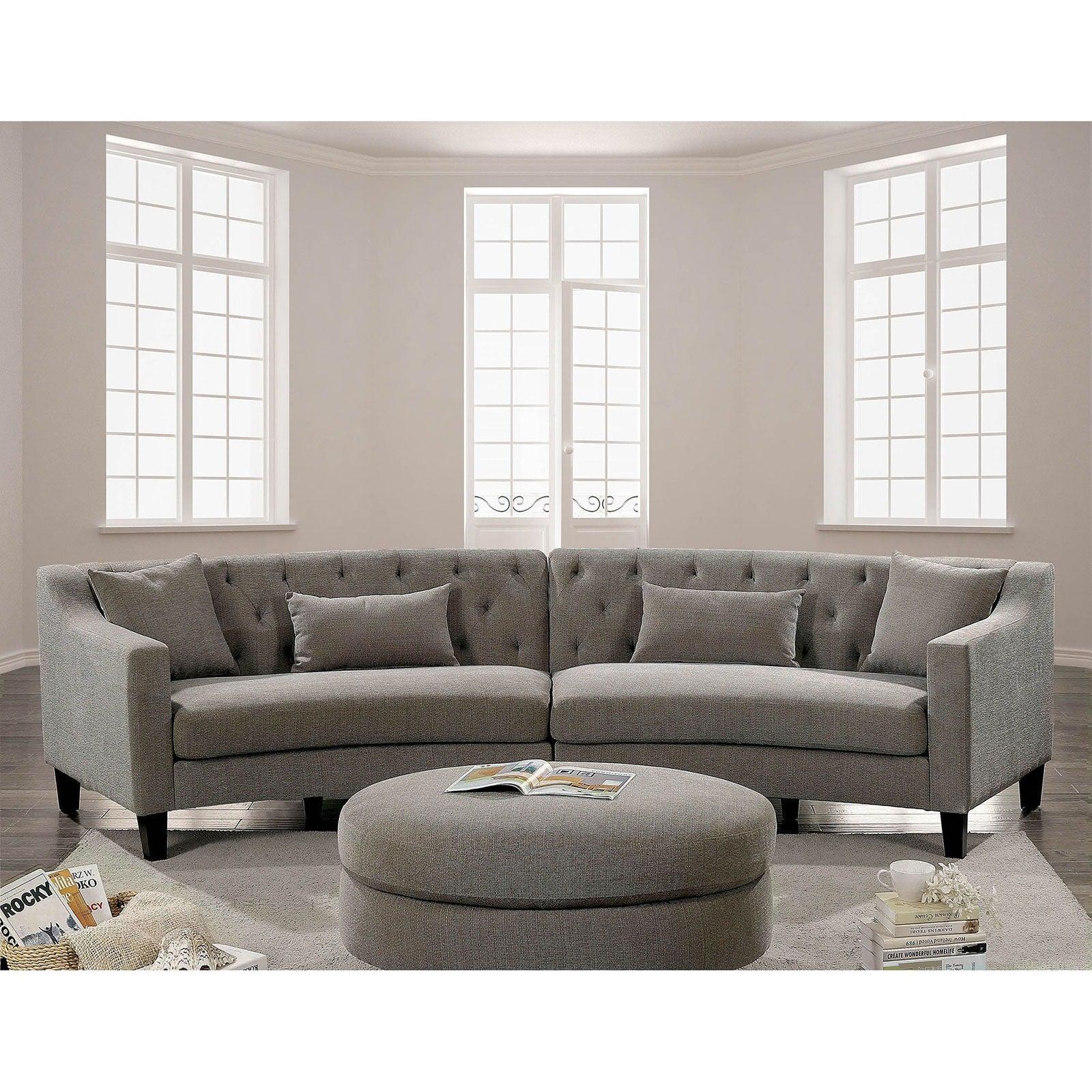 Furniture of America - Sarin - Sectional - Warm Gray - 5th Avenue Furniture
