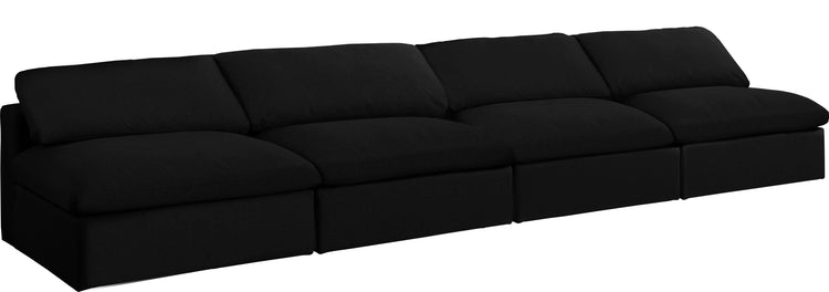 Meridian Furniture - Serene - Modular Armless 4 Seat Sofa - 5th Avenue Furniture