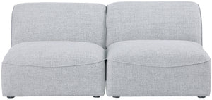 Meridian Furniture - Miramar - Modular Sofa Armless - 2 Seats - 5th Avenue Furniture