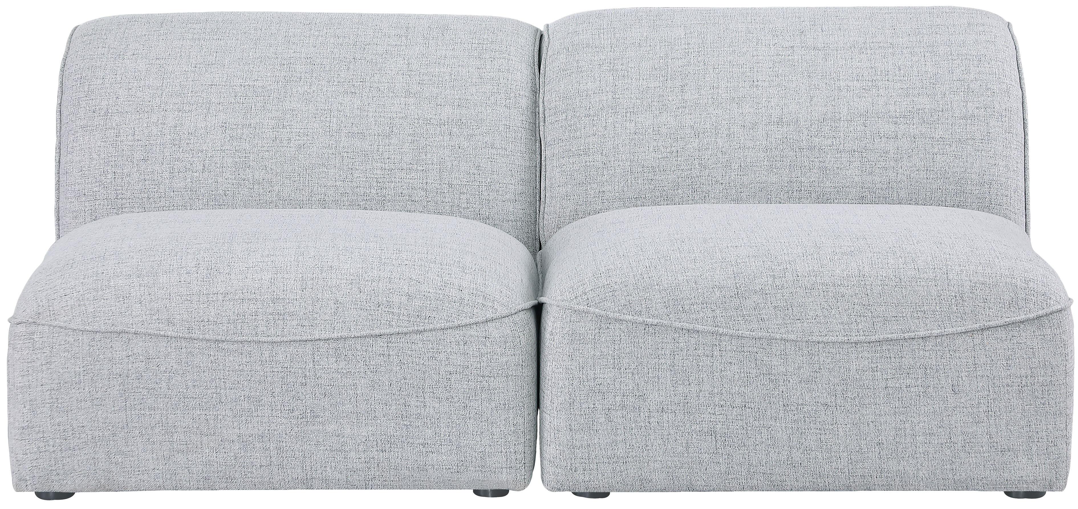 Meridian Furniture - Miramar - Modular Sofa Armless - 2 Seats - 5th Avenue Furniture