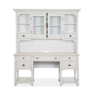 Magnussen Furniture - Bronwyn - Desk - Alabaster - 5th Avenue Furniture