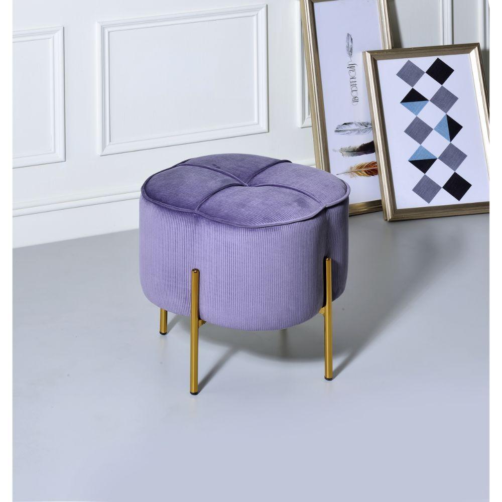 ACME - Bergia - Ottoman - 5th Avenue Furniture