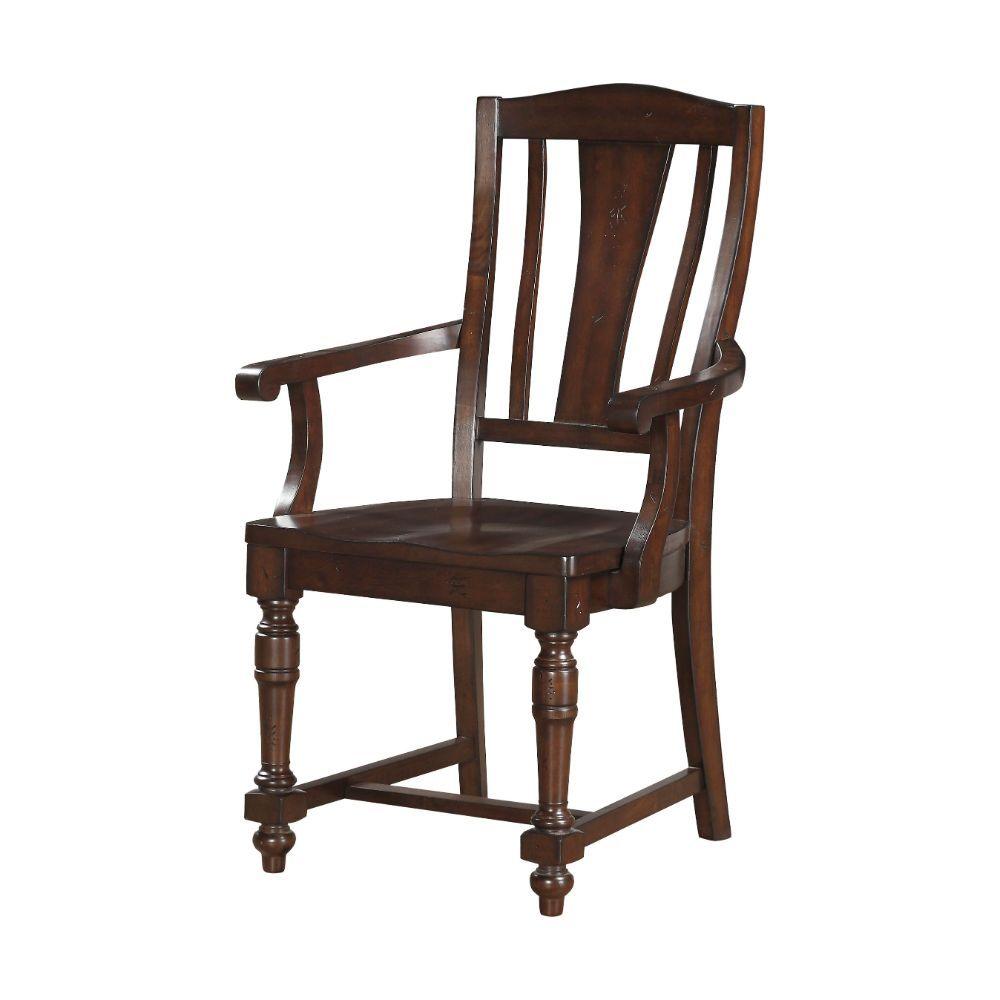 ACME - Tanner - Chair (Set of 2) - Cherry - 5th Avenue Furniture