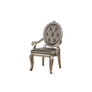 ACME - Northville - Chair (Set of 2) - PU & Antique Silver - 5th Avenue Furniture