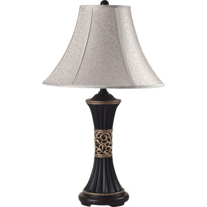 Furniture of America - Naya - Table Lamp (Set of 2) - Espresso / Off-White - 5th Avenue Furniture