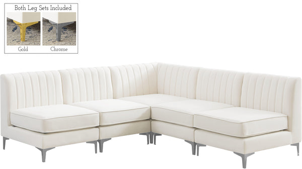 Meridian Furniture - Alina - 5 Pc. Sectional - 5th Avenue Furniture