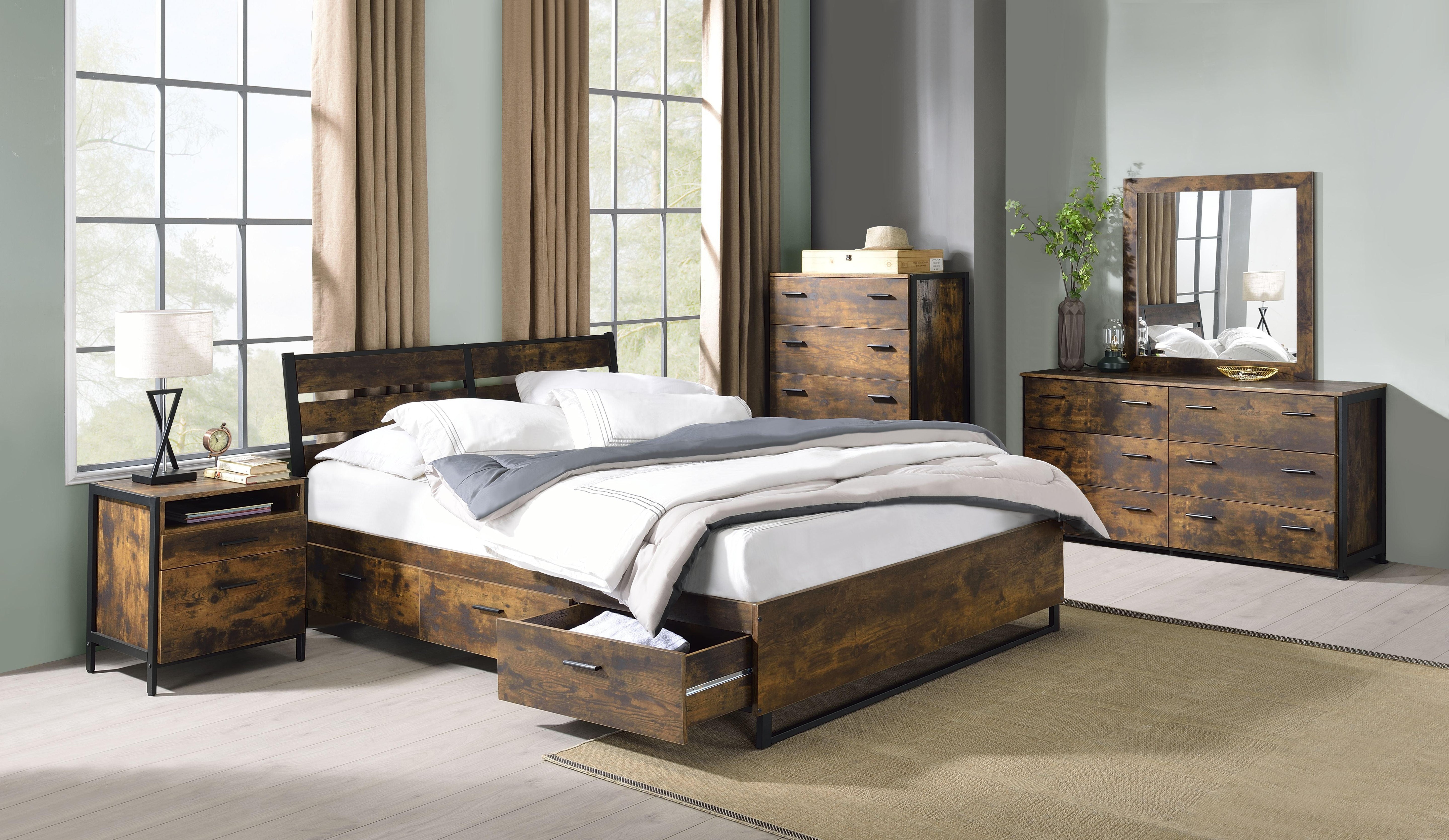 ACME - Juvanth - Bed W/Storage - 5th Avenue Furniture