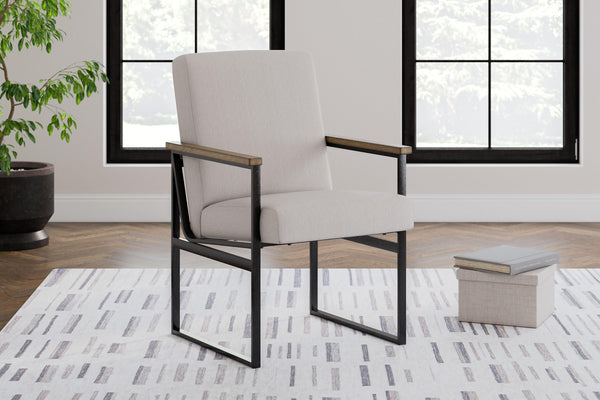 Signature Design by Ashley® - Montia - Light Brown - Home Office Desk Chair - 5th Avenue Furniture