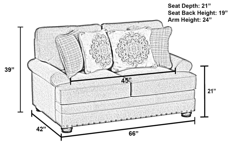 Jackson - Farmington - Loveseat - Buff - 5th Avenue Furniture