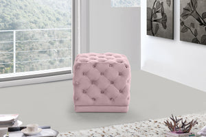 Meridian Furniture - Stella - Stool Ottoman - 5th Avenue Furniture