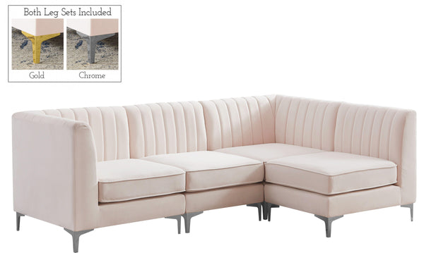 Meridian Furniture - Alina - 4 Pc. Sectional - 5th Avenue Furniture