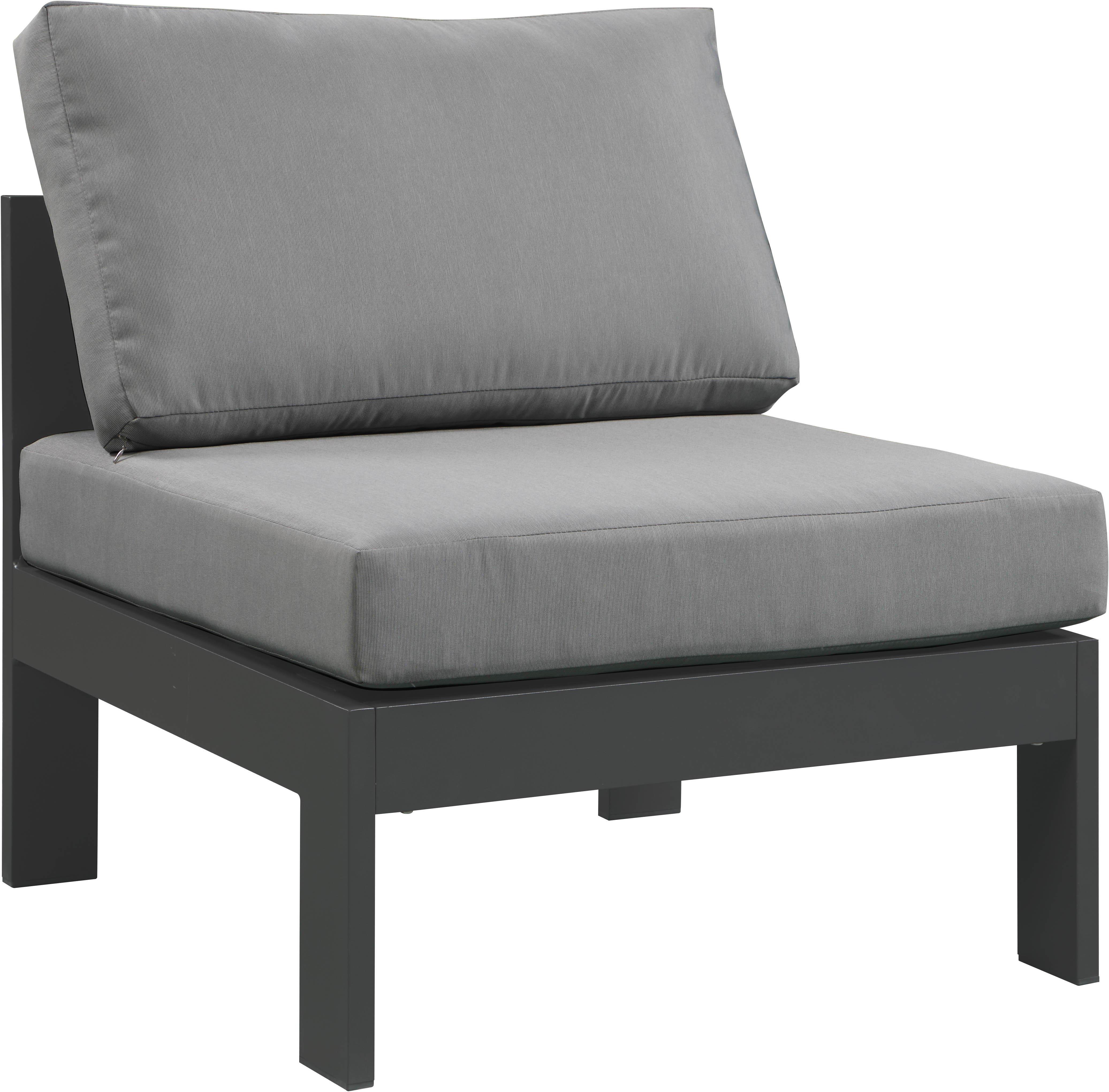 Meridian Furniture - Nizuc - Outdoor Patio Armless Chair - 5th Avenue Furniture