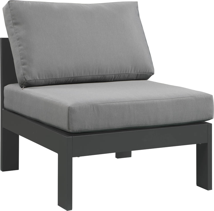 Meridian Furniture - Nizuc - Outdoor Patio Armless Chair - 5th Avenue Furniture