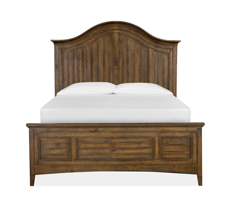 Magnussen Furniture - Bay Creek - Complete Arched Bed With Storage Rails - 5th Avenue Furniture