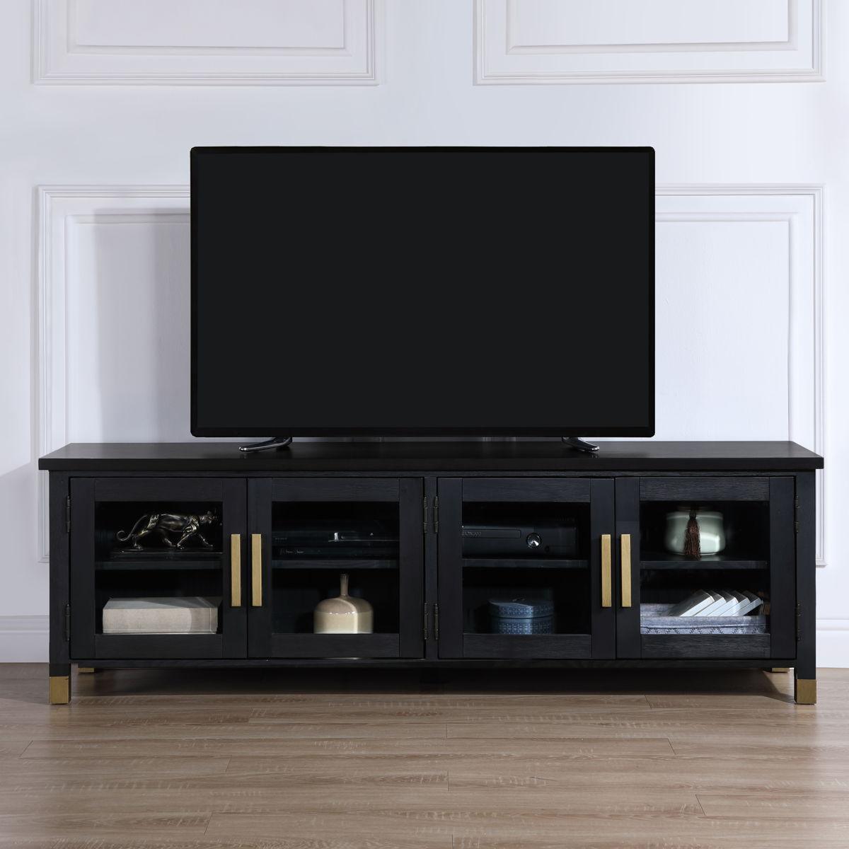 Steve Silver Furniture - Yves - TV Stand - Black - 5th Avenue Furniture