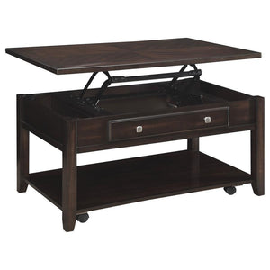 CoasterEssence - Bradford - Rectangular Lift Top Coffee Table - Walnut - 5th Avenue Furniture