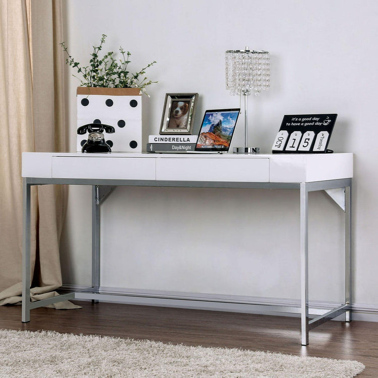 Furniture of America - Loke - Computer Desk - White - 5th Avenue Furniture