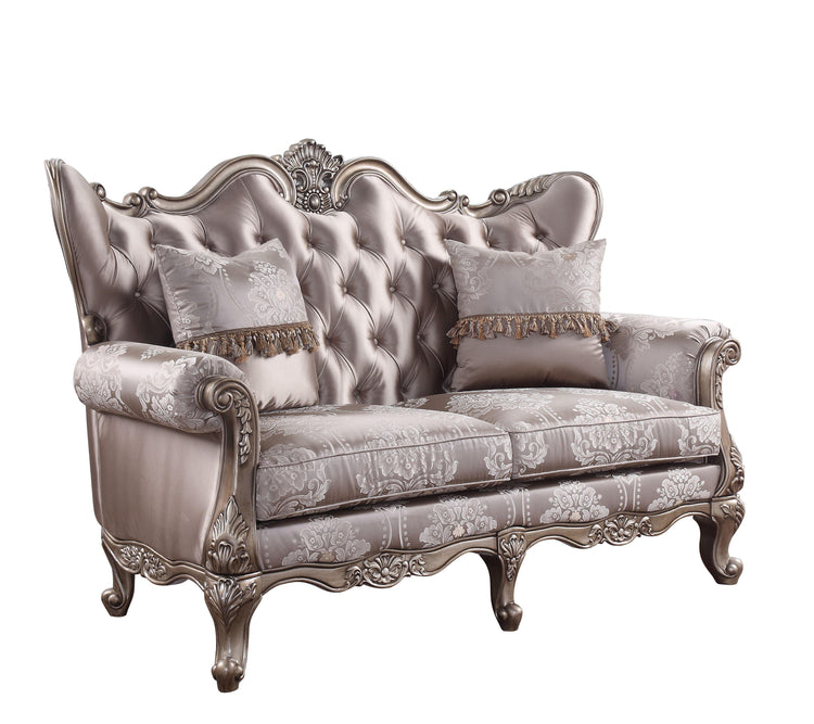 ACME - Jayceon - Loveseat - Fabric & Champagne - 5th Avenue Furniture