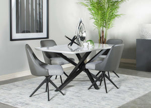 CoasterEssence - Paulita - Dining Table Set - 5th Avenue Furniture