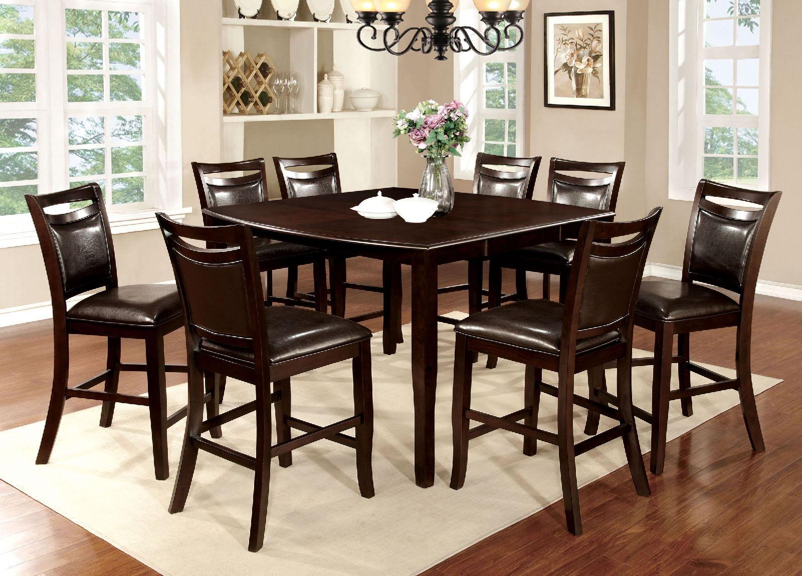 Furniture of America - Woodside - Counter Height Table With Leaf - Espresso - 5th Avenue Furniture