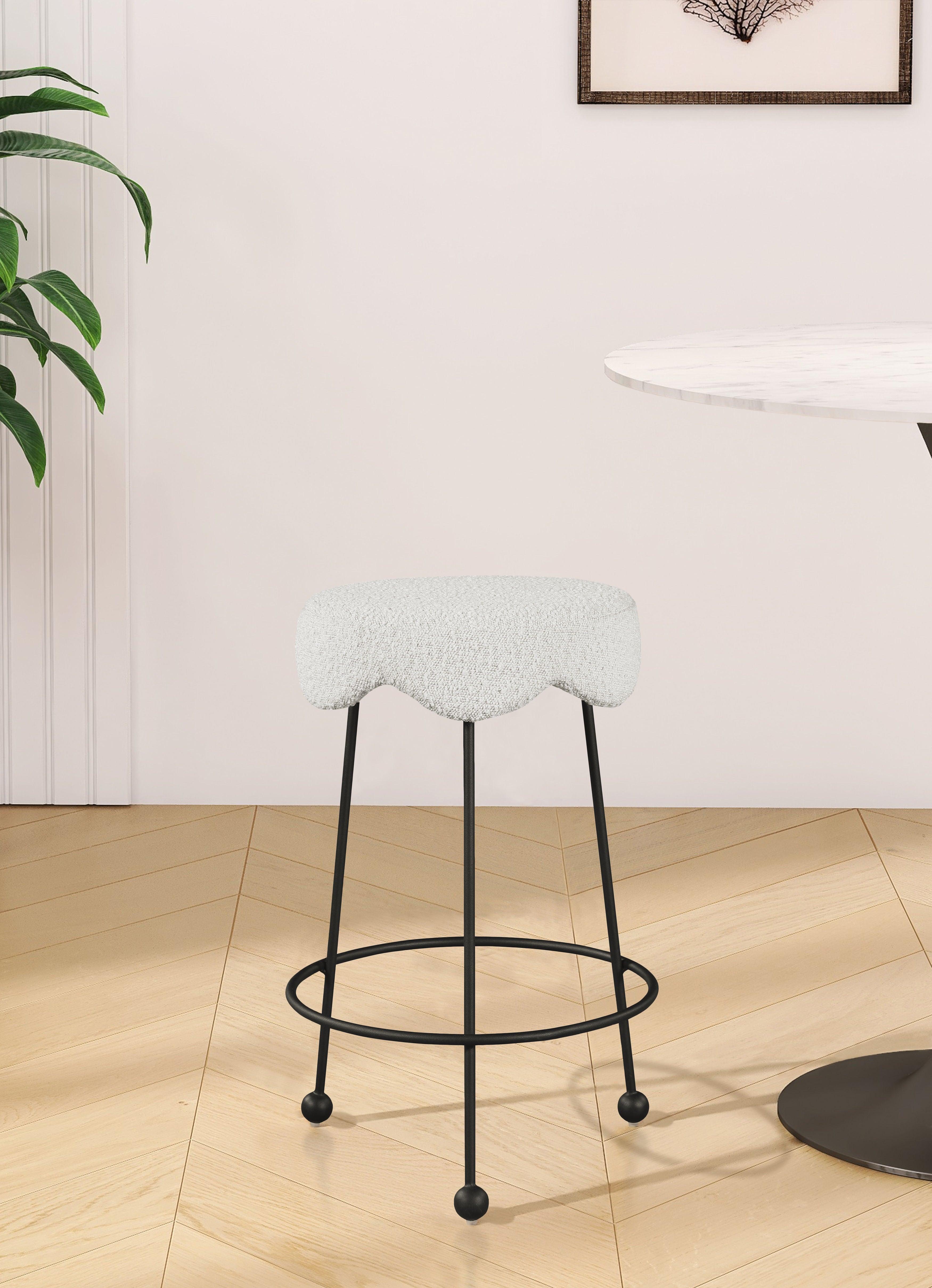 Meridian Furniture - Fleur - Counter Stool - 5th Avenue Furniture