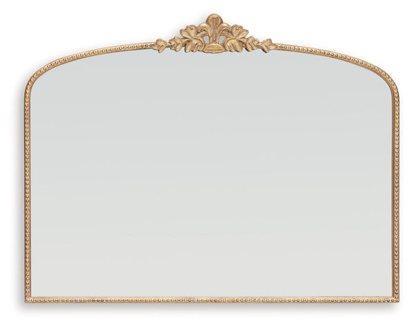Tellora - Gold Finish - Accent Mirror - 5th Avenue Furniture