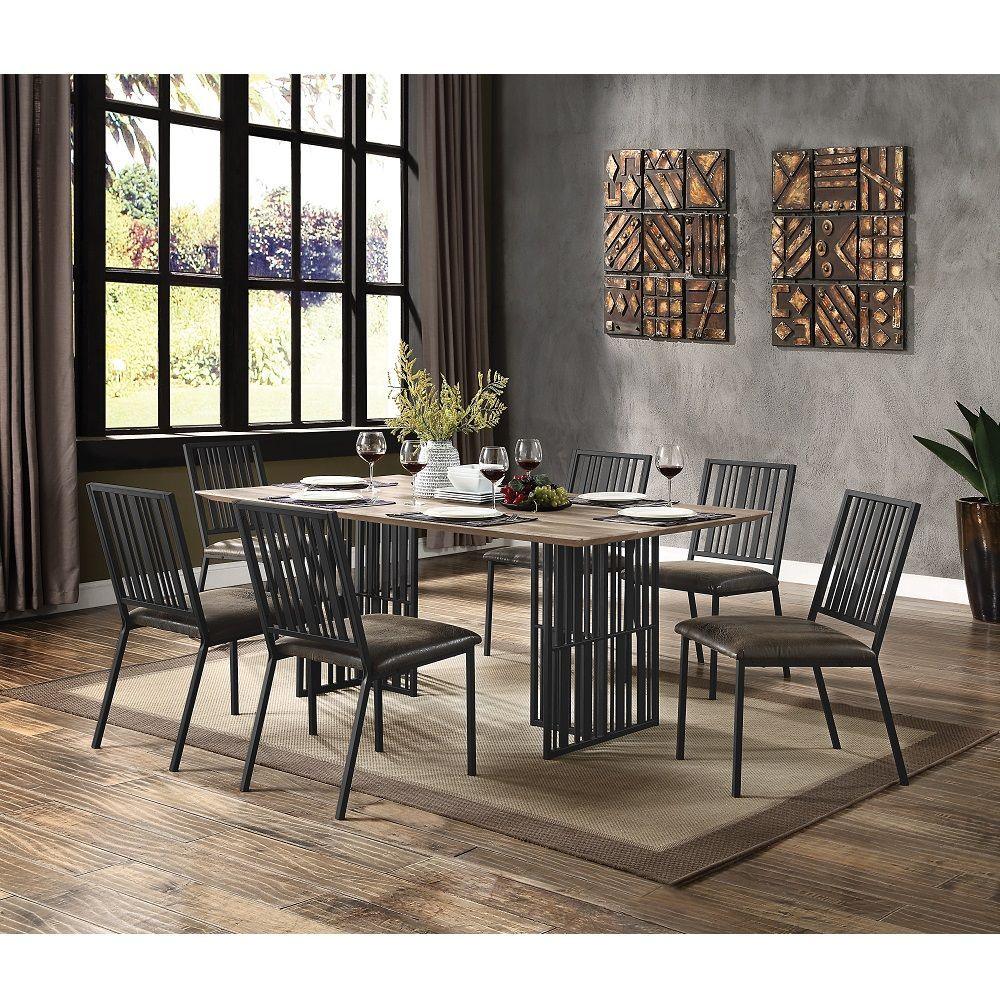 ACME - Zudora - Dining Table - Black - 5th Avenue Furniture